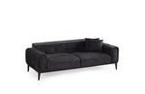 3-seater sofa bed Athena Black