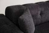 3-seater sofa bed Athena Black