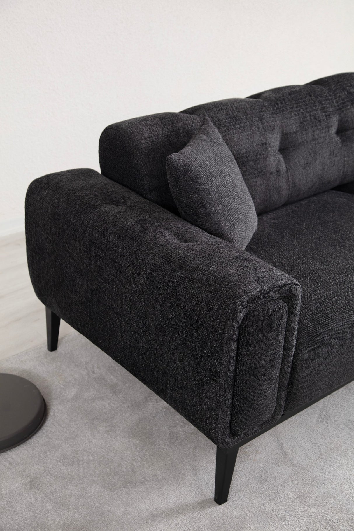 3-seater sofa bed Athena Black