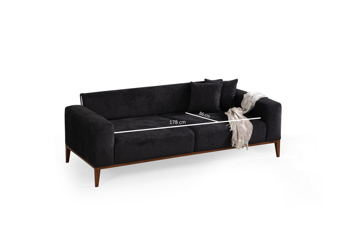 3-seater sofa bed Sinor Anthracite