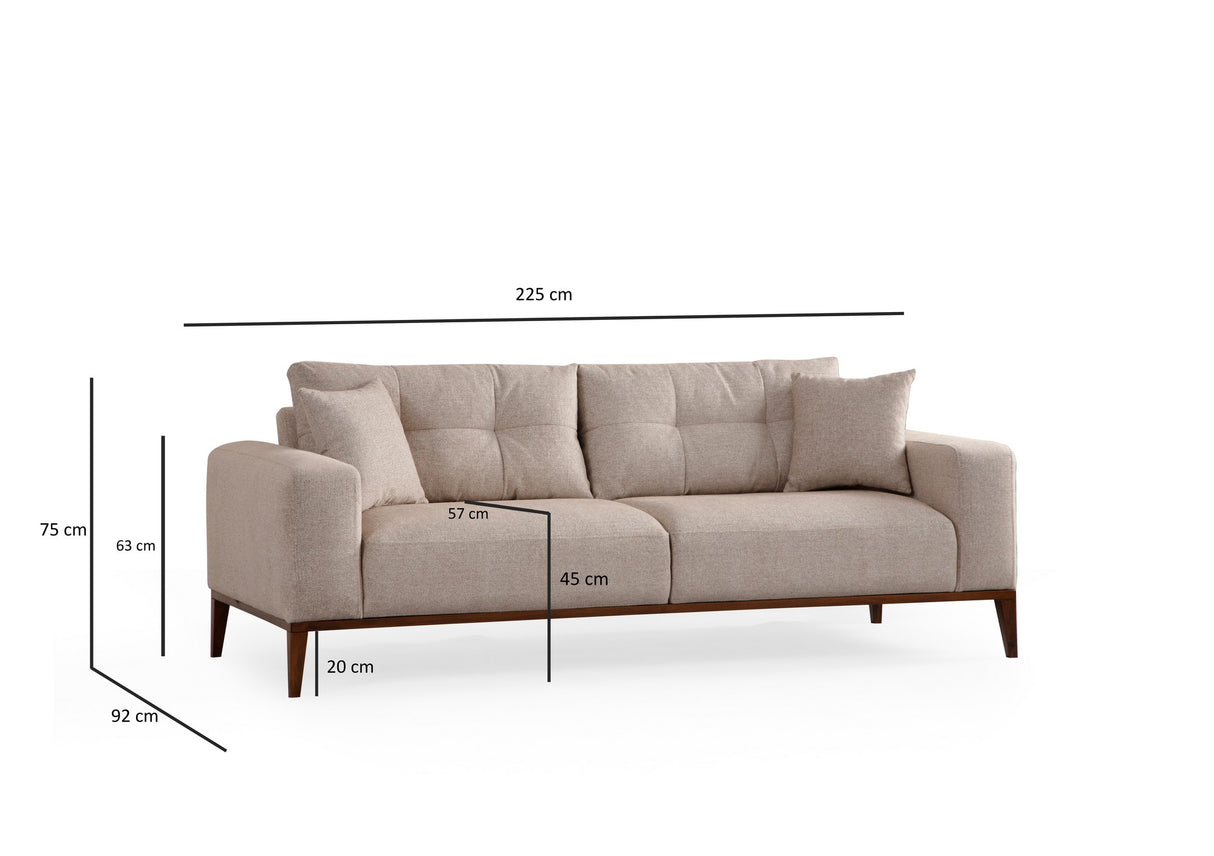 3-seater sofa bed Sinor Beige