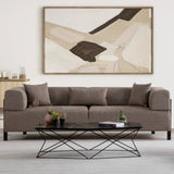 3-seater sofa gio brown