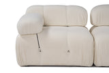 Modular Bank 3-seater Bubble Bouclé White