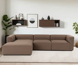 Corner sofa Mora Bruin