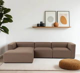 Corner sofa Mora Bruin