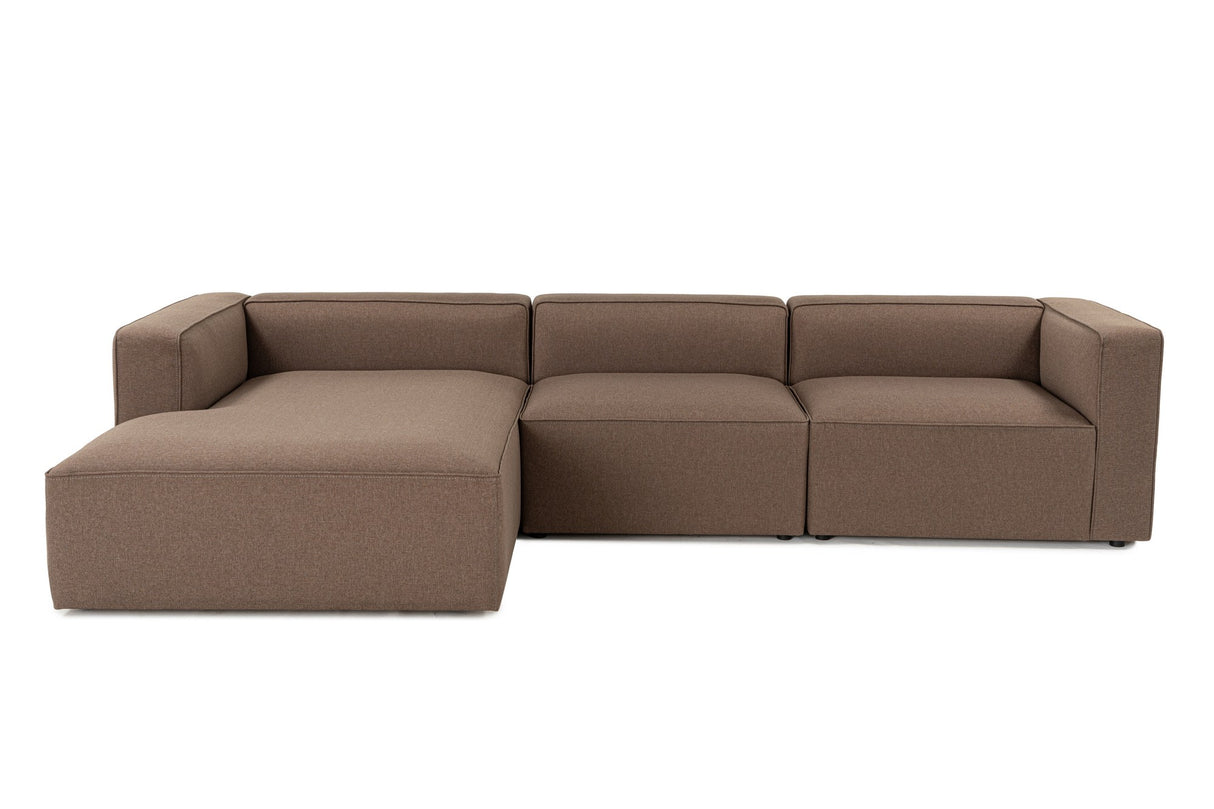 Corner sofa Mora Bruin