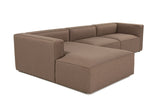 Corner sofa Mora Bruin