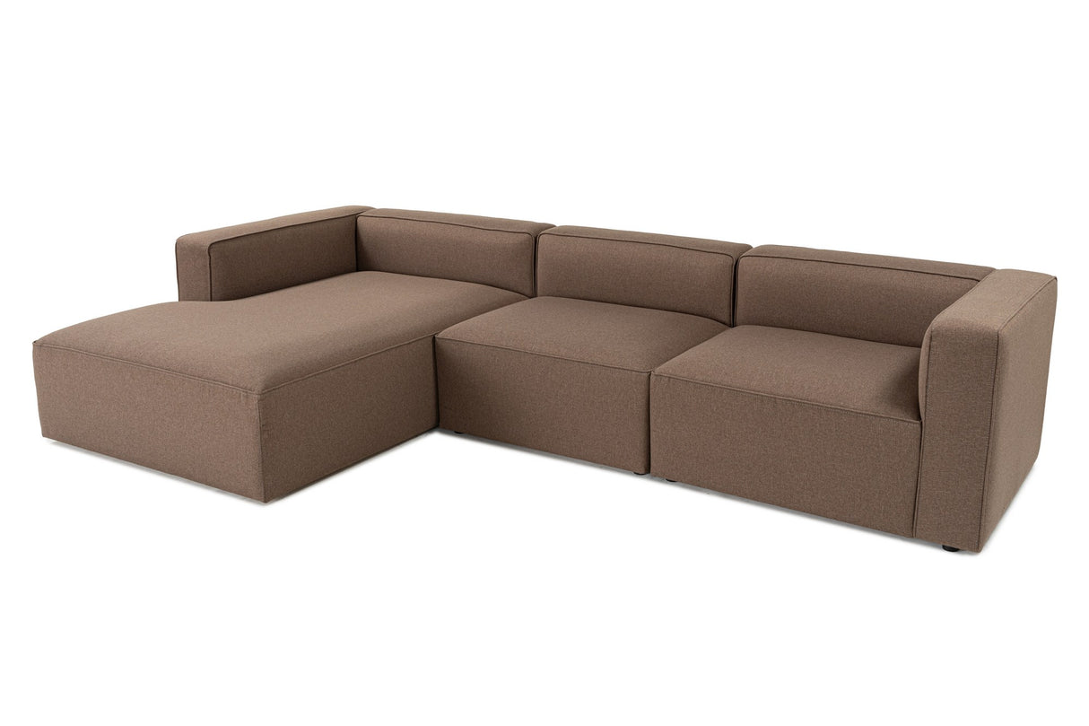 Corner sofa Mora Bruin