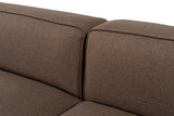 Corner sofa Mora Bruin