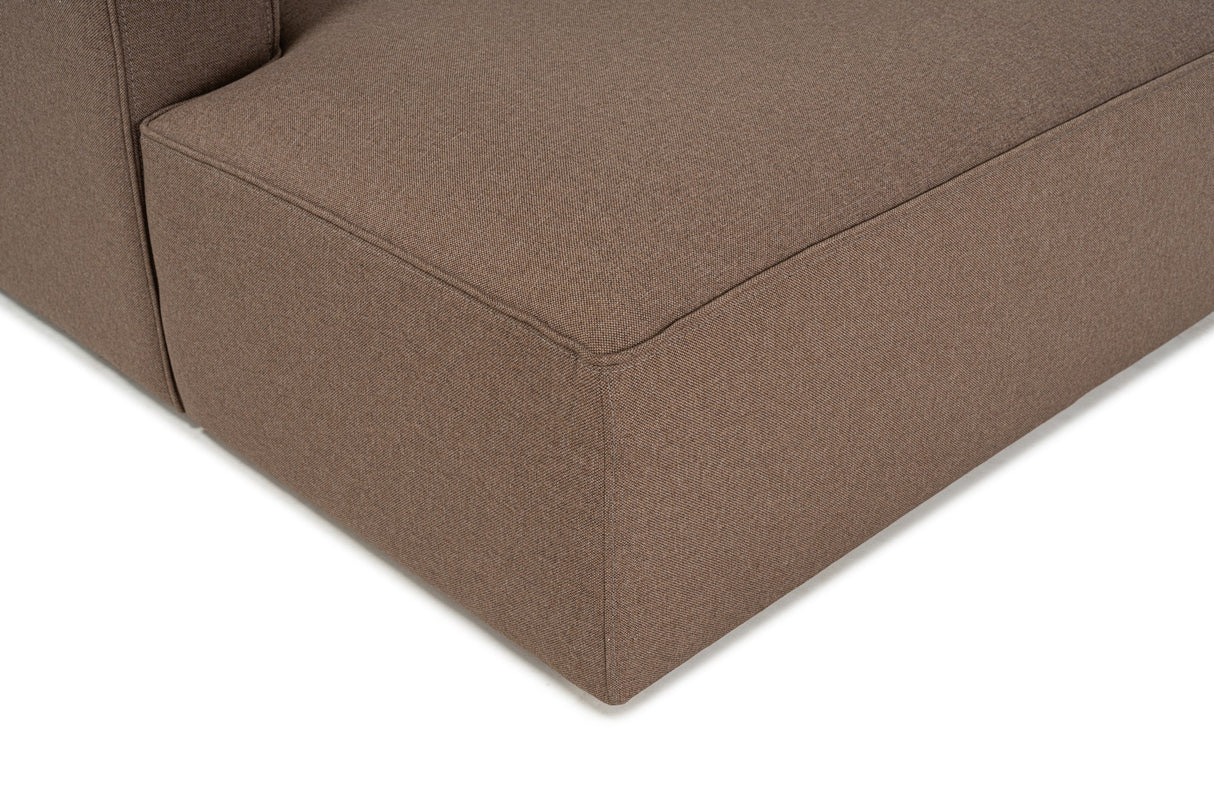 Corner sofa Mora Bruin