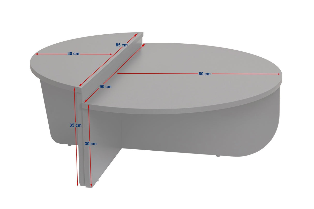 Salontafel Naturel 85 cm Melamine Orin