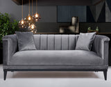 2-seater sofa trendy dark gray