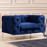 Armchair como navy blue