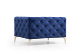 Armchair como navy blue