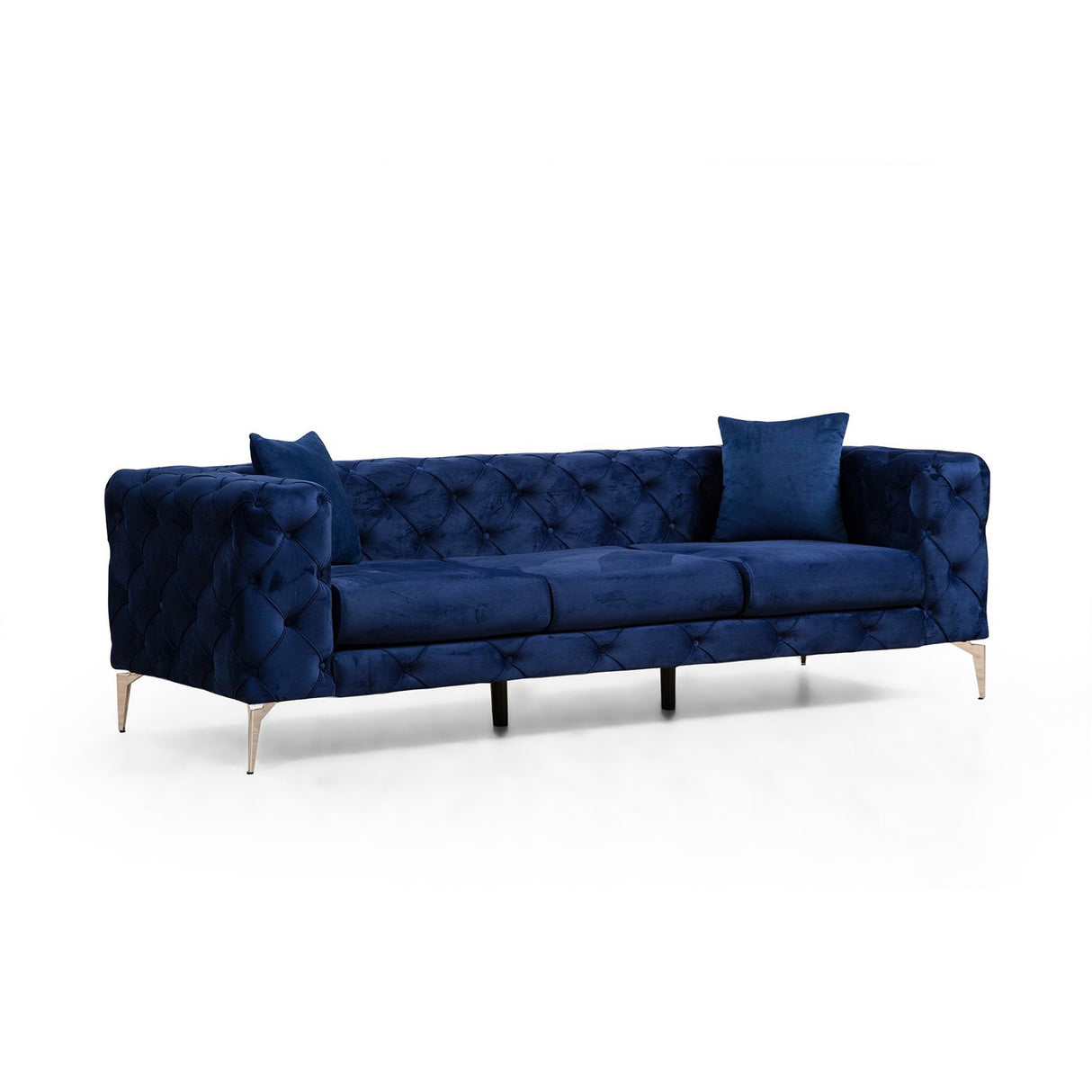 3-seater Bank Como Navy Blue