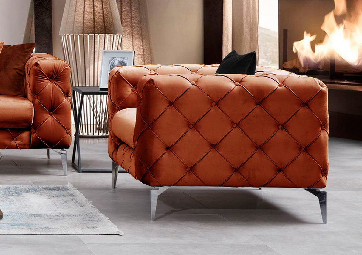 Armchair como orange