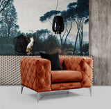 Armchair como orange