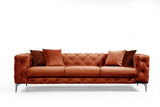 3-seater Bank Como Orange