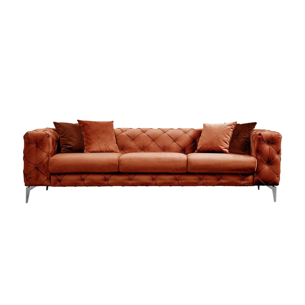 3-seater Bank Como Orange