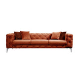 3-seater Bank Como Orange