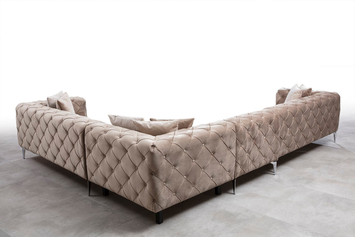 Corner sofa Right Como Beige