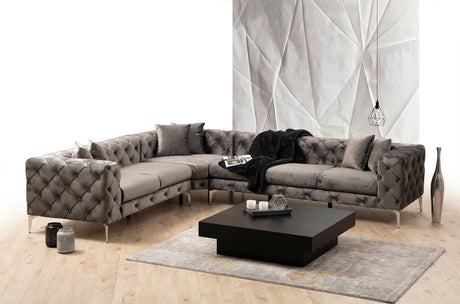 Corner sofa left como anthracite