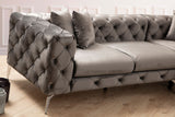 Corner sofa left como anthracite