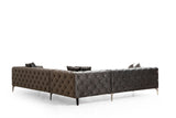 Corner sofa left como anthracite