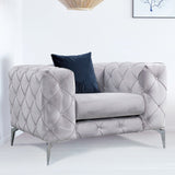 Armchair como light gray