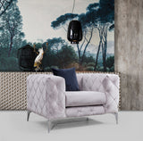 Armchair como light gray