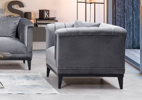 Armchair trendy dark gray