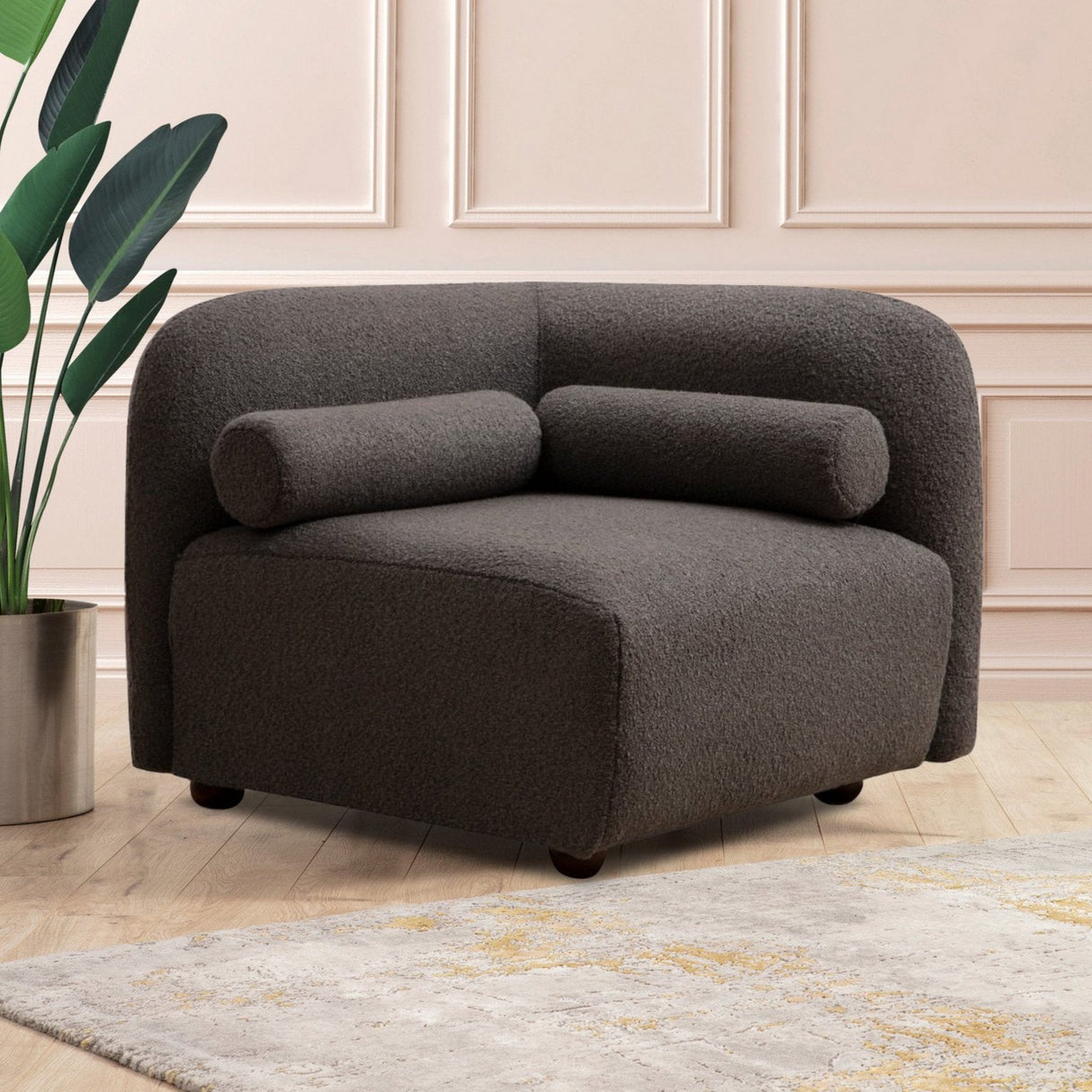 Armchair viktor dark gray