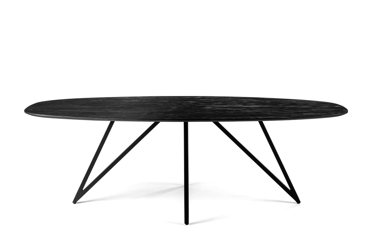 Dining table Arlo Acaciahout Black Danish oval