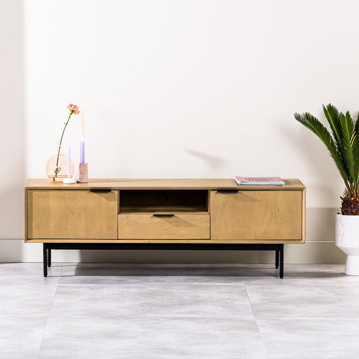 TV cabinet Zayn Mango wood