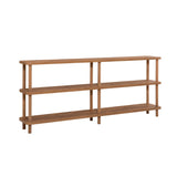 Bookcase Zen Atlantic Pine Melamine 180x74.9x35 cm