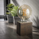 Industrial table lamp block