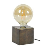 Industrial table lamp block