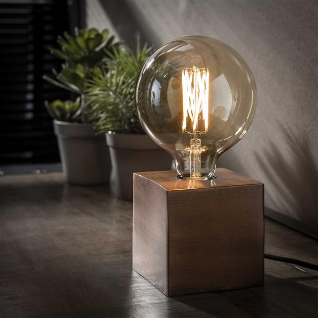 Industrial table lamp block