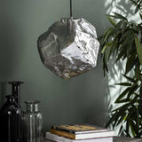 Hanglamp Rocks DH Interior Chromed LxBxH 45x34x34 Glas Sfeerfoto schuin vooraanzicht