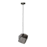 Hanglamp Rocks DH Interior Chromed LxBxH 45x34x34 Glas Witfoto vooraanzicht