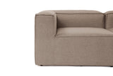 Modular Bank 3-seater with Hocker Fora Brown