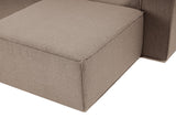 Modular Bank 3-seater with Hocker Fora Brown