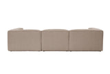 Modular Bank 3-seater with Hocker Fora Brown