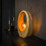 Table lamp organic Brenn Mango wood 43 cm