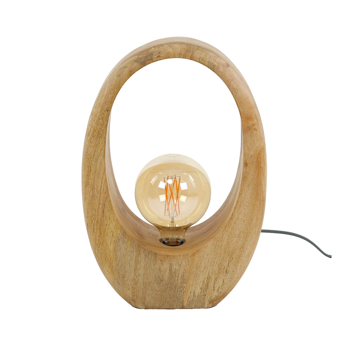 Table lamp organic Brenn Mango wood 43 cm