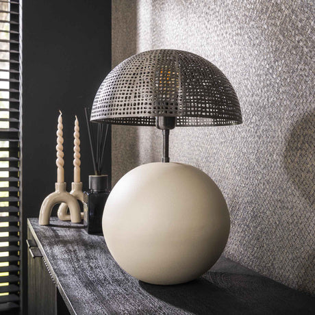 Table lamp Avelie organic ball Ø26 cm