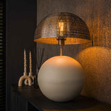 Table lamp Avelie organic sphere Ø31 cm