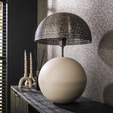 Table lamp Avelie organic sphere Ø31 cm