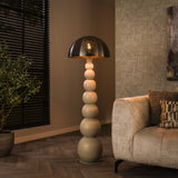 Floor lamp Avelie organic ball Ø51 cm