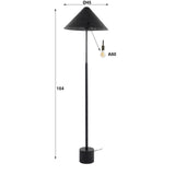 Floor lamp Kenneth Metaal Black